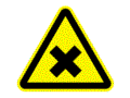 Warnzeichen, Warnung vor gesundheitsschädlichen Stoffen nach BGV