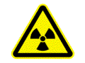 Warnzeichen, Warnung v. radioaktiven Stoffen o. ionisierenden St